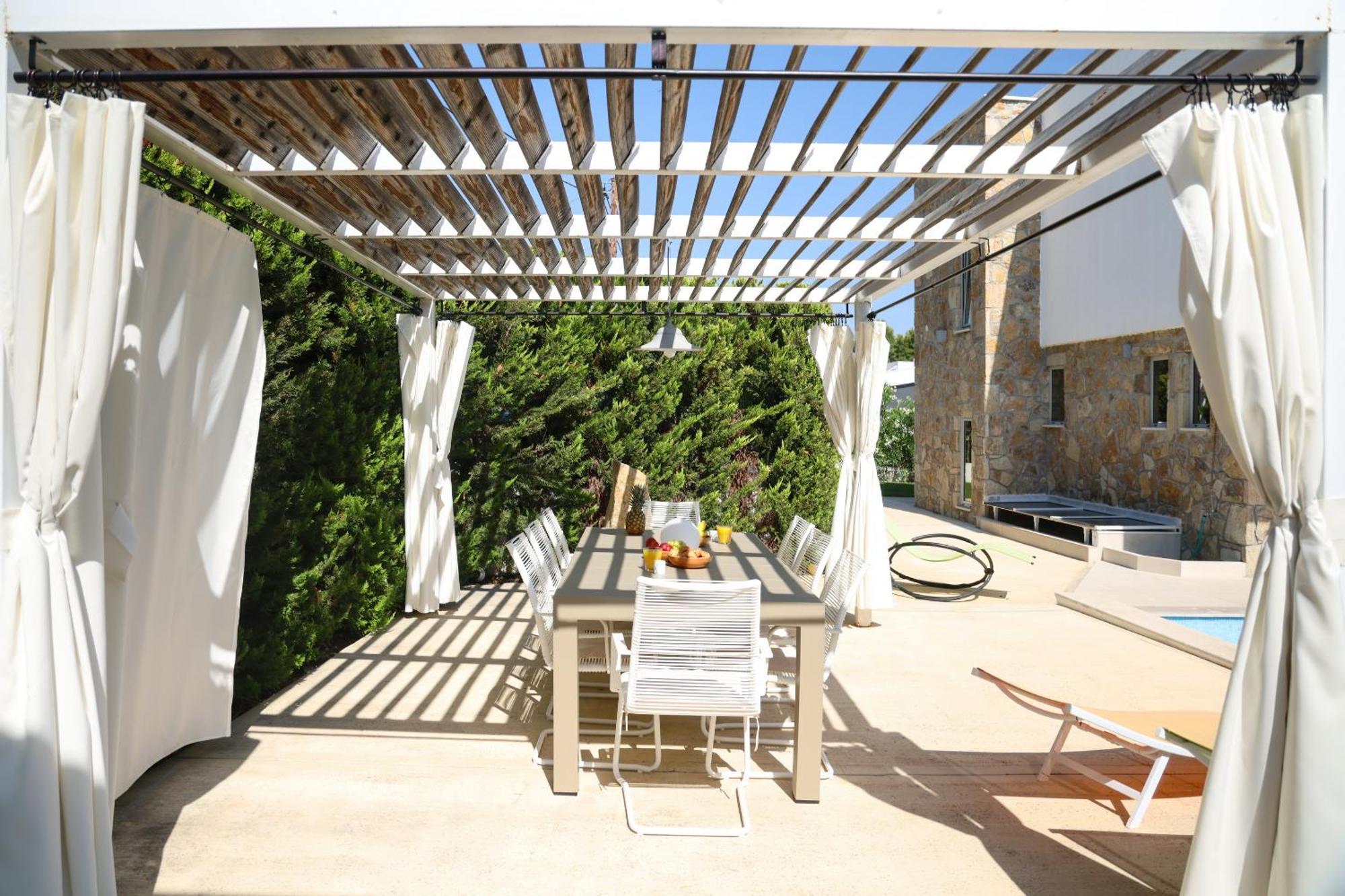 Villa Douglas - Private Pool, Bbq, 4Bdrms, View Pefkochori Ngoại thất bức ảnh