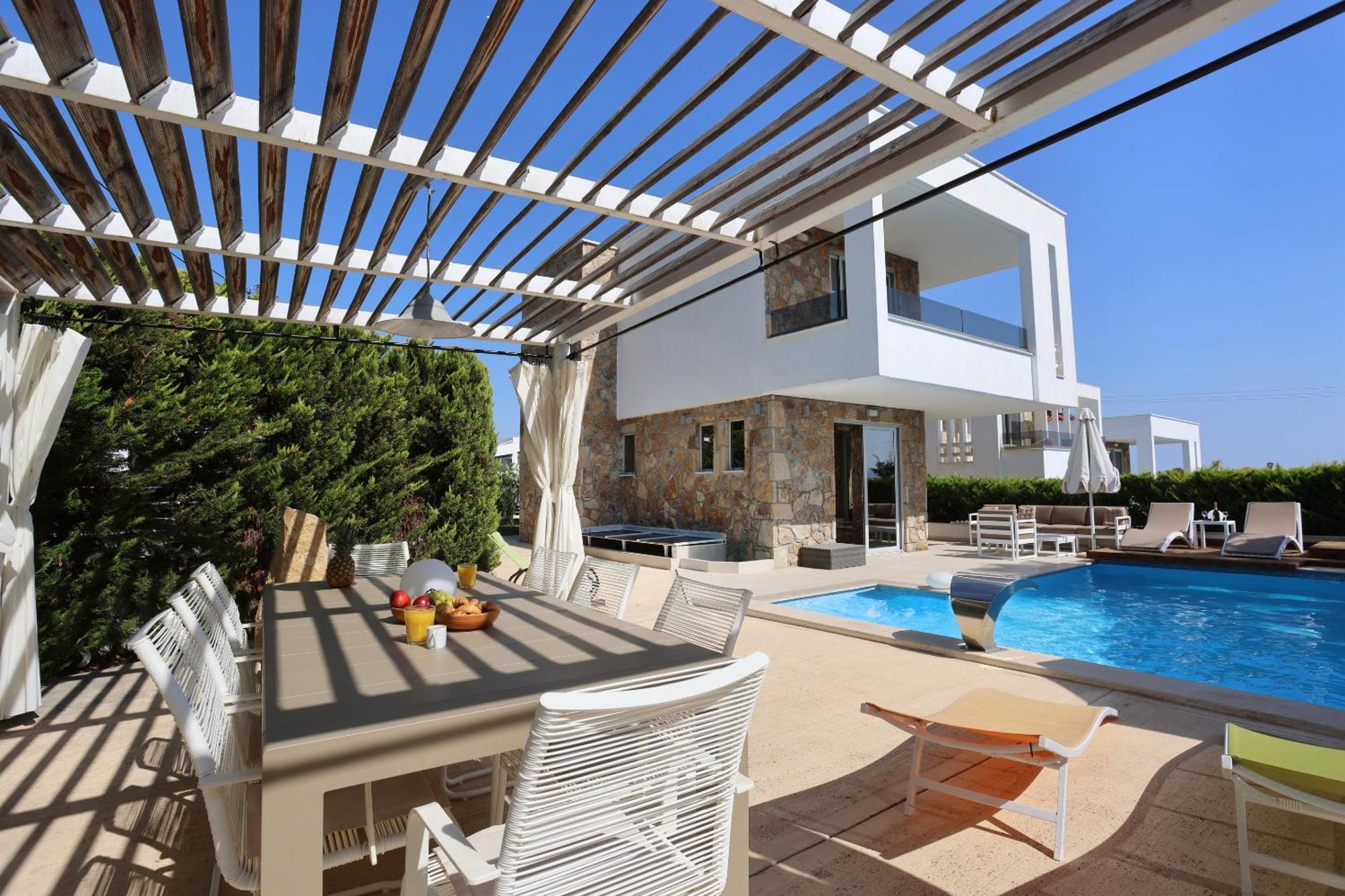 Villa Douglas - Private Pool, Bbq, 4Bdrms, View Pefkochori Ngoại thất bức ảnh